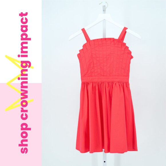 Habitual Other - Hot Pink Pleated Bodice Dress - Girl's 12 | Habitual Girl